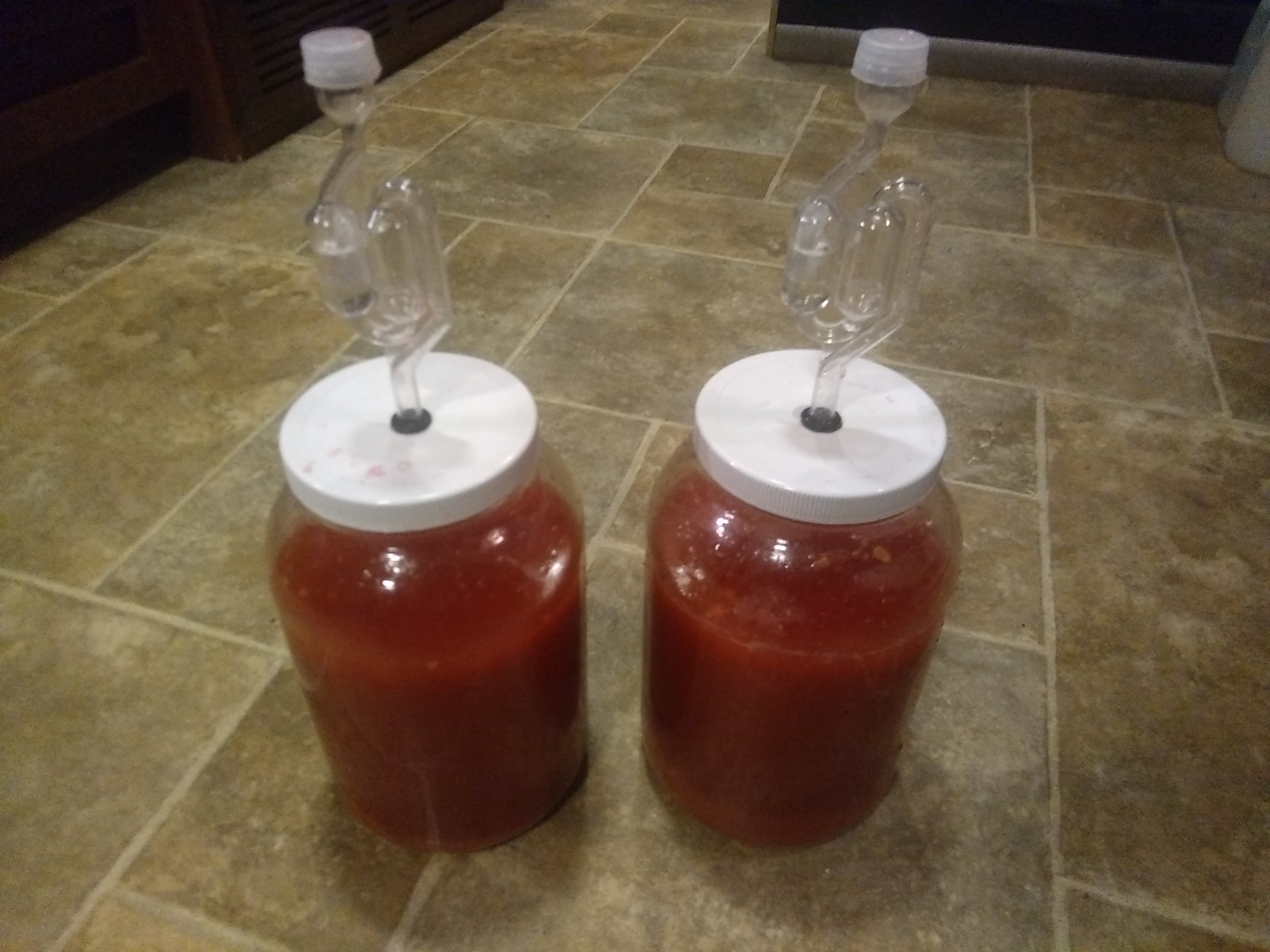 2 gallons of raspberry wine